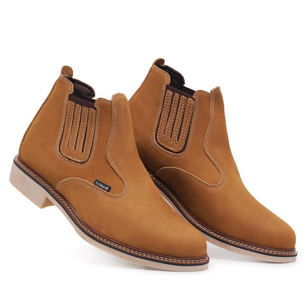 Bota Chelsea Masculina Em Couro Botina Para Fazenda Roca 525