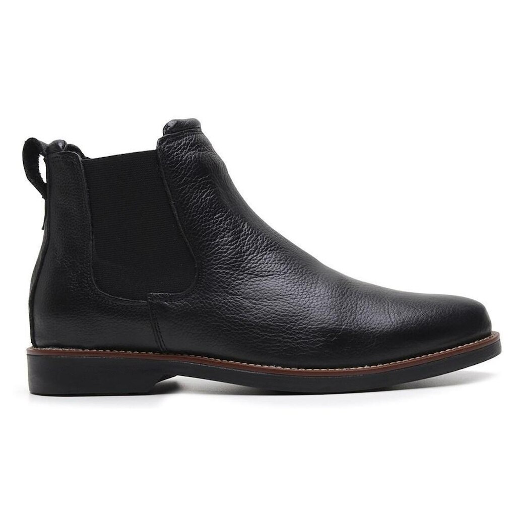 Bota Chelsea Masculina em Couro Floater Confortável