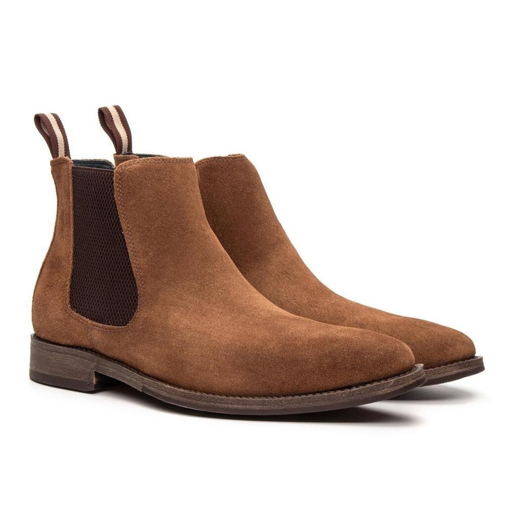 Bota Chelsea Masculina Merano em Suede Jacometti