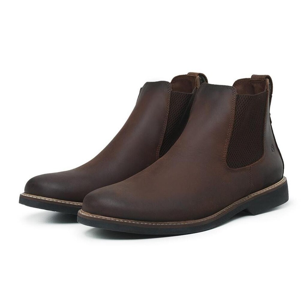 BOTA CHELSEA MASCULINO DE COURO, MODELOS 7000 Cracy Horse
