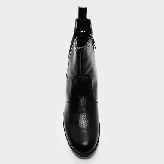 Bota Chelsea Mooncity Cano Curto Feminina