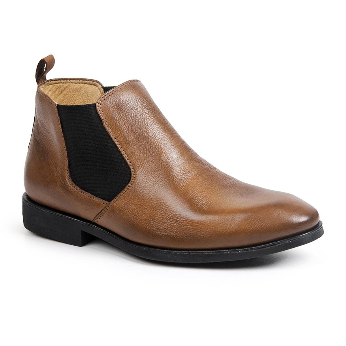 Bota Chelsea Sandro Moscoloni Quick Masculina - Marrom Menor preço em Bota Chelsea Sandro Moscoloni Quick Masculina - Marrom