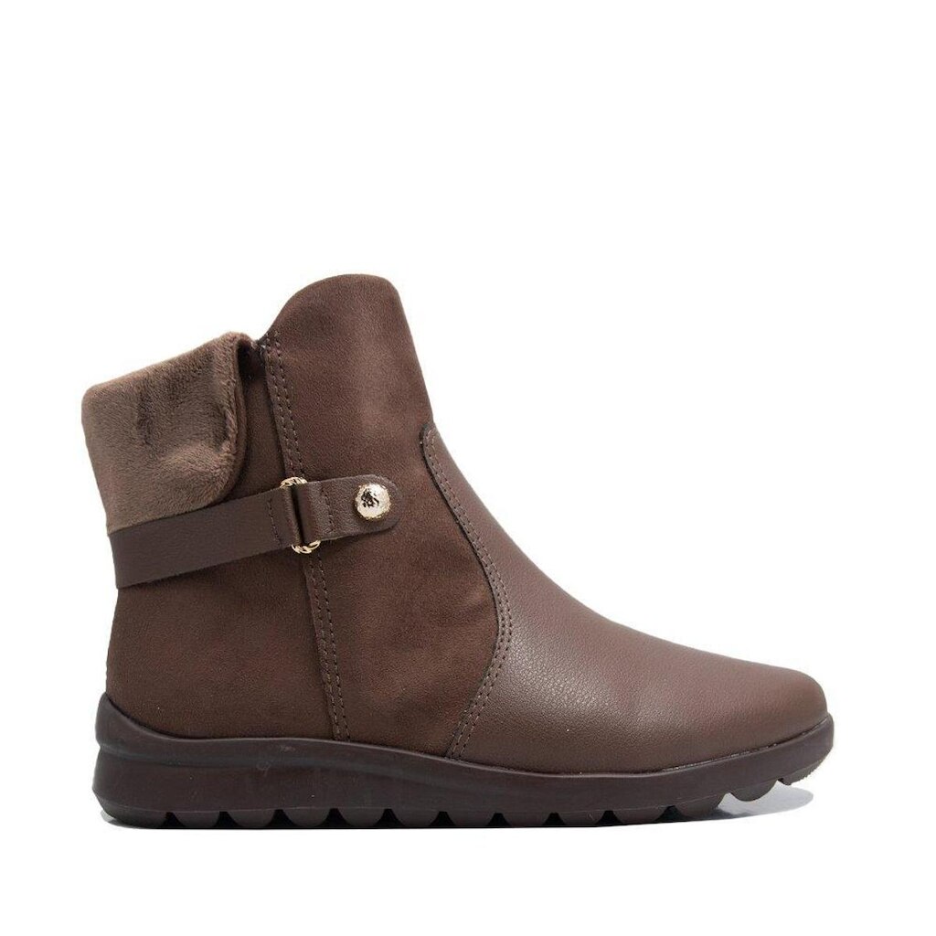 Bota Comfort Flex Cano Baixo Peluciada