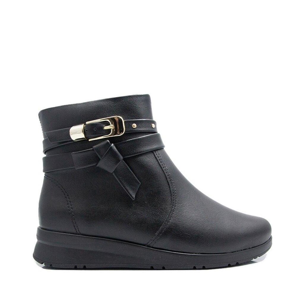Bota Comfort Flex Preta Cano Curto