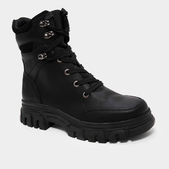 Bota Conturno Mooncity Tratorada Feminina