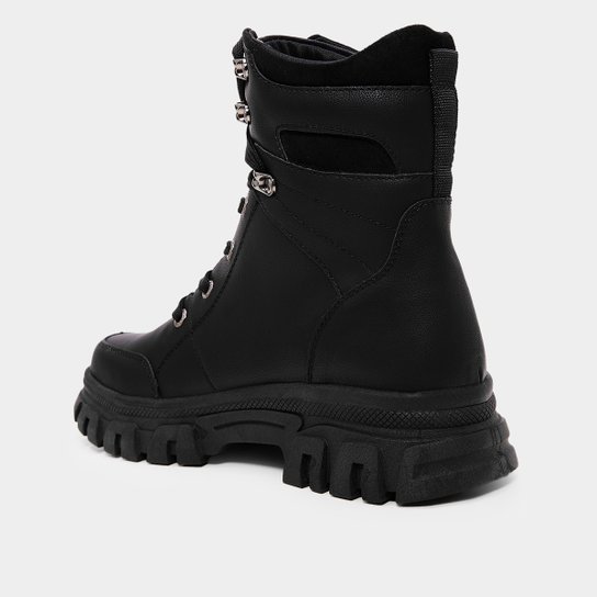Bota Conturno Mooncity Tratorada Feminina