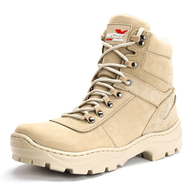 Bota Cotuno Militar Cano Curto Couro Legitimo Adventure