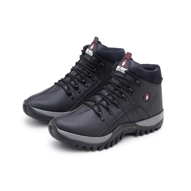 Bota Coturno Adulto Infantil Adventure Cano Curto Cadarço Bota Dia a Dia
