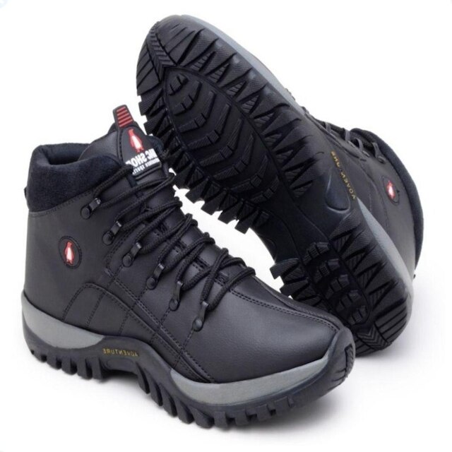 Bota Coturno Adulto Infantil Adventure Cano Curto Cadarço Bota Dia a Dia