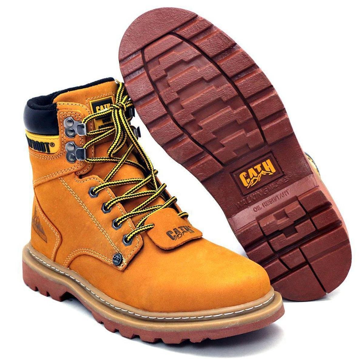 Bota Coturno Adventure Cathway Boot Masculino Couro Menor preço em Bota Coturno Adventure Cathway Boot Masculino Couro