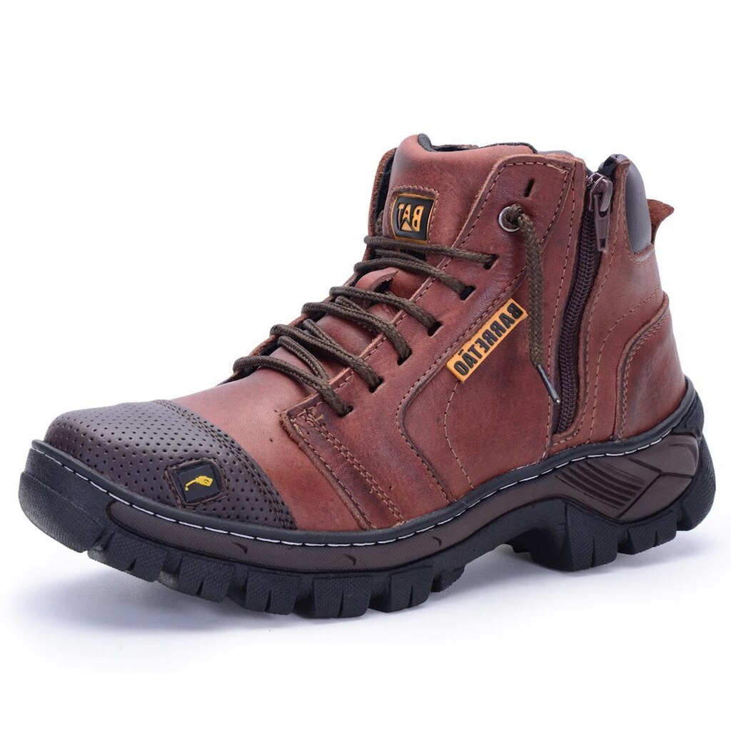 Bota Coturno Adventure Masculina Couro Moto Cross Enduro NS Touring