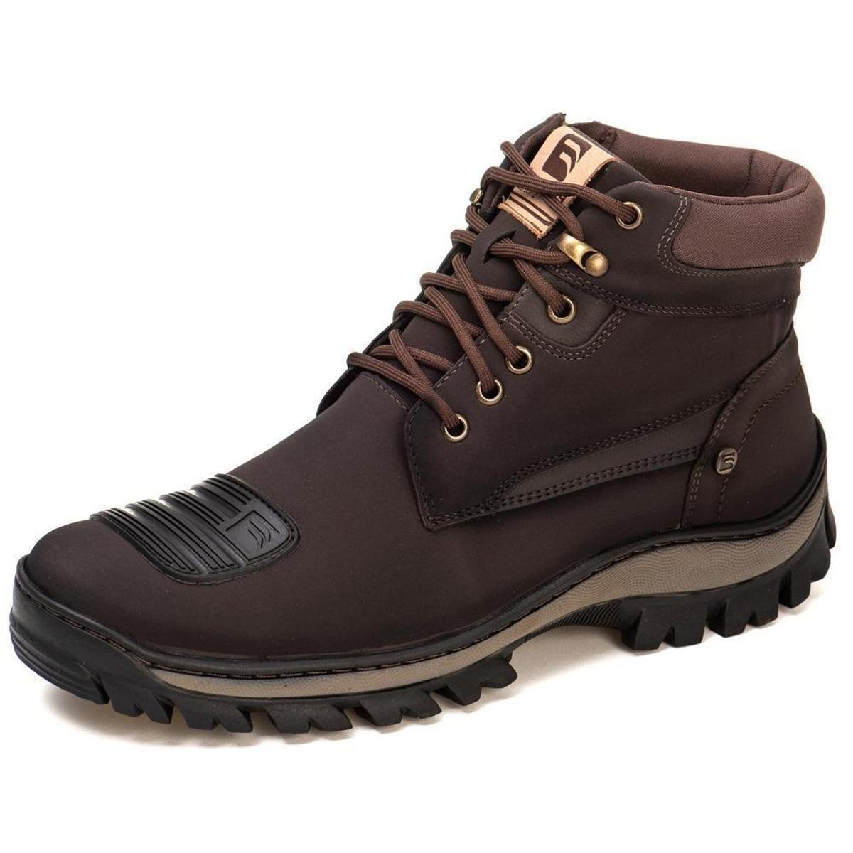 Bota Coturno Adventure Masculino Trilha Passeio Trabalho Cano Curto Cadarço Pedaleira Sola Leve Menor preço em Bota Coturno Adventure Masculino Trilha Passeio Trabalho Cano Curto Cadarço Pedaleira Sola Leve