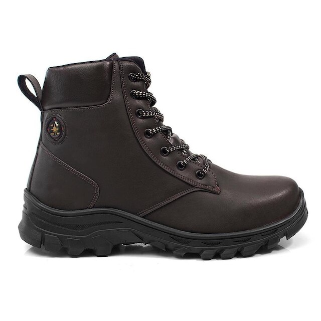 Bota Coturno Adventure Para Trabalho Segurança Trilha Super Macia Confortável