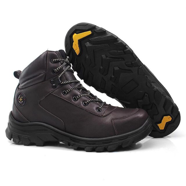 Bota Coturno Adventure Segurança Trilha Trabalho Super Macia e Confortável