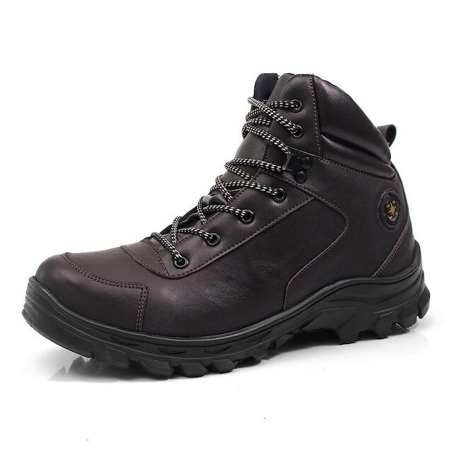 Bota Coturno Adventure Segurança Trilha Trabalho Super Macia e Confortável