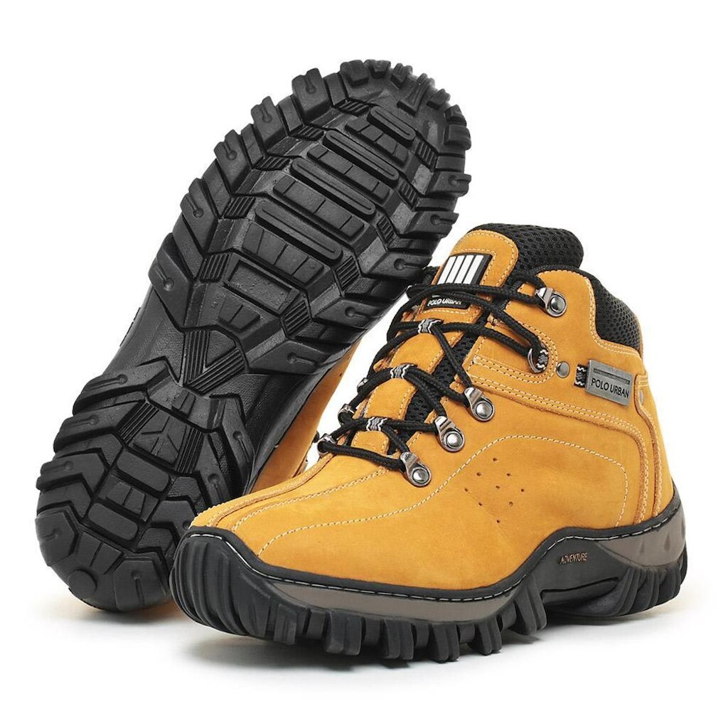 Bota Coturno Adventure Trilha Reforçada Sola Gel Polo Urban Original