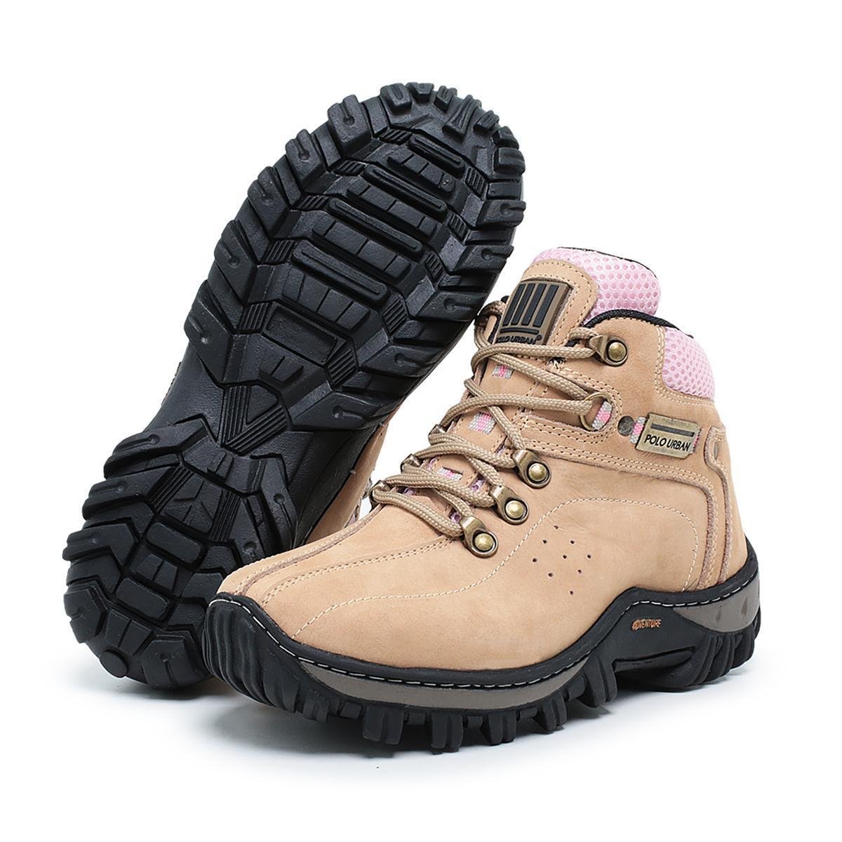 Bota Coturno Adventure Trilha Segurança Trabalho Reforçada Couro Legítimo Sola Gel Polo Urban Menor preço em Bota Coturno Adventure Trilha Segurança Trabalho Reforçada Couro Legítimo Sola Gel Polo Urban