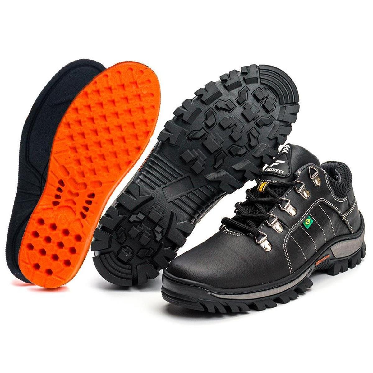 Bota Coturno Adventure Trilha Segurança Trabalho Reforçada Sola Gel Frontinni 2024 Menor preço em Bota Coturno Adventure Trilha Segurança Trabalho Reforçada Sola Gel Frontinni 2024