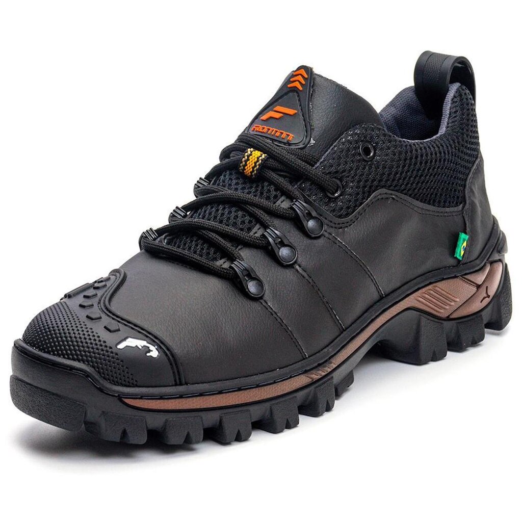 Bota Coturno Adventure Trilha Trabalho Trabalho Reforçada Confortável Sola Gel 3033