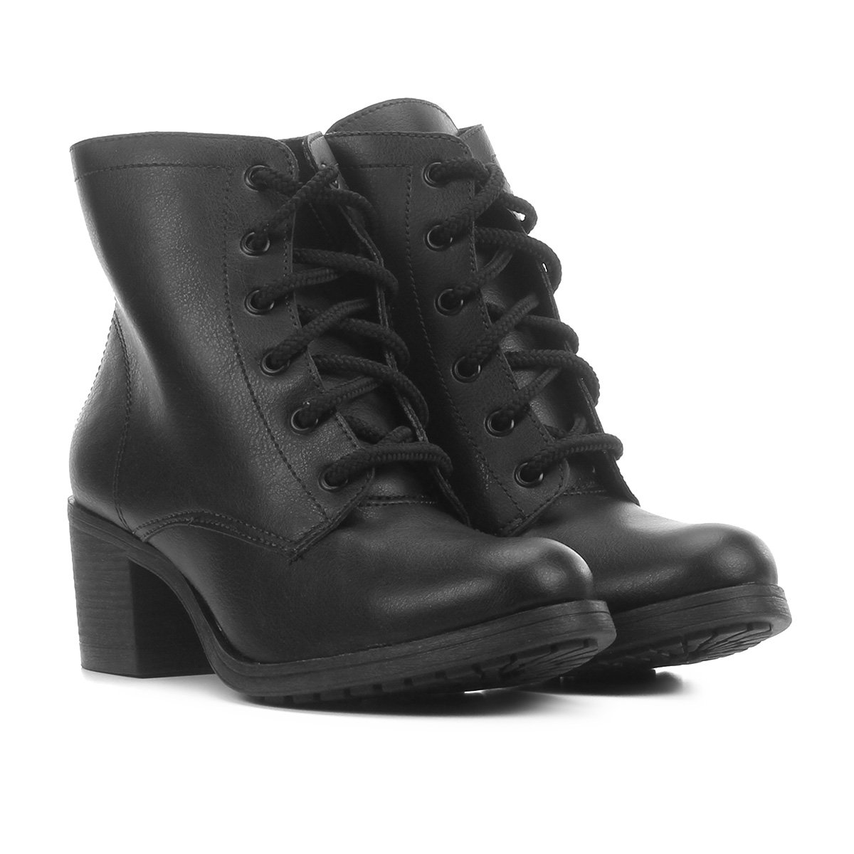 Bota Coturno Ala Coturno Salto Grosso Feminina - Preto é ruim? Bota Coturno Ala Coturno Salto Grosso Feminina - Preto é boa?