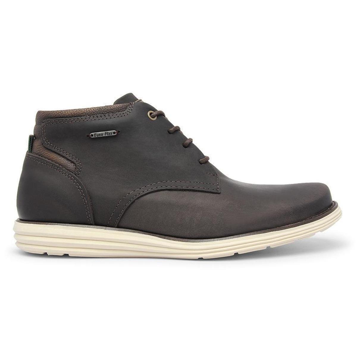 Bota Coturno Ankle Boot Masculina Couro Zíper Confortável Menor preço em Bota Coturno Ankle Boot Masculina Couro Zíper Confortável