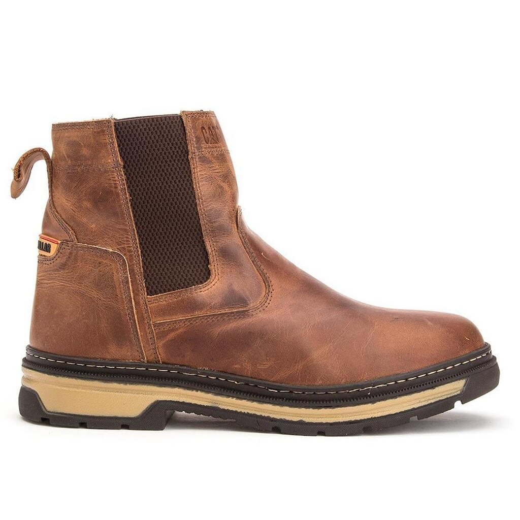 Bota Coturno Botina Farmer Cat 100% Couro Legitimo