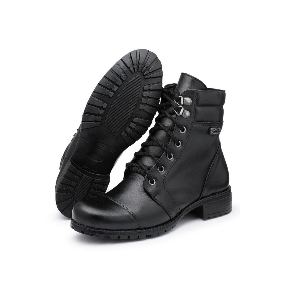 Bota Coturno Feminina Salto Baixo Coturno Feminino Salto Baixo Outlet