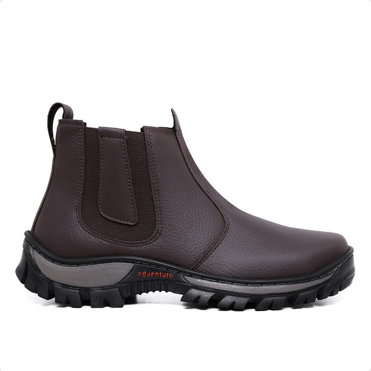 Bota Coturno Cano Alto Masculino Dia a Dia Solado Tratorado Trilha Menor preço em Bota Coturno Cano Alto Masculino Dia a Dia Solado Tratorado Trilha