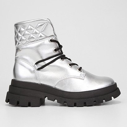 Bota Coturno Cano Curto Dakota Matelassê Tratorada Feminina - Feminino