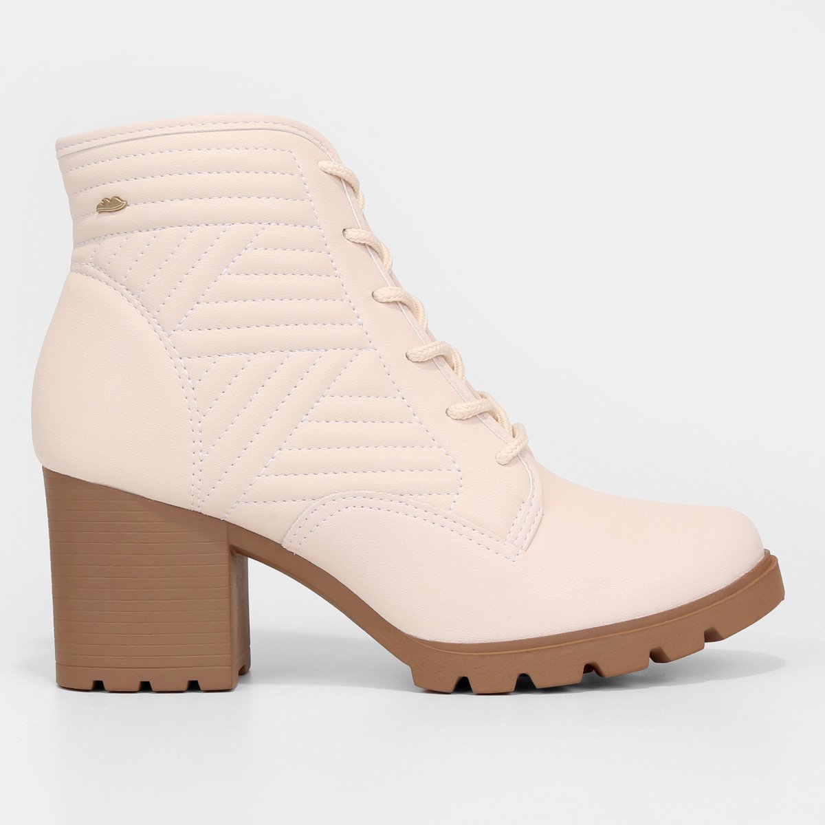 Bota Coturno Cano Curto Dakota Salto Bloco Médio Tratorada Feminina Menor preço em Bota Coturno Cano Curto Dakota Salto Bloco Médio Tratorada Feminina