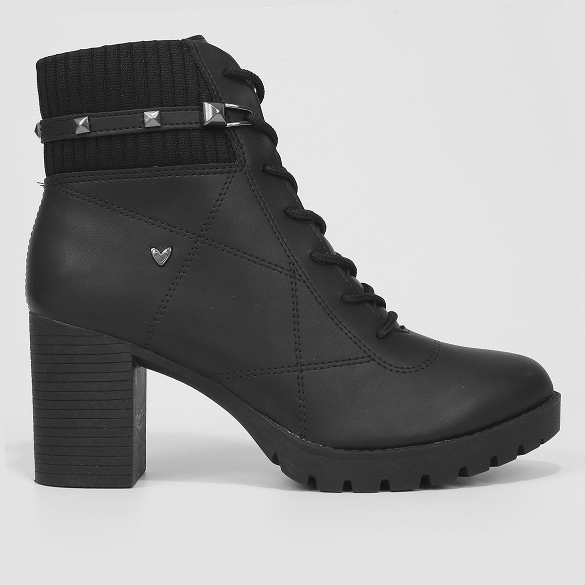 Bota Coturno Cano Curto Knit Salto Bloco Médio Mississipi Tratorada Feminina é ruim? Bota Coturno Cano Curto Knit Salto Bloco Médio Mississipi Tratorada Feminina é boa?
