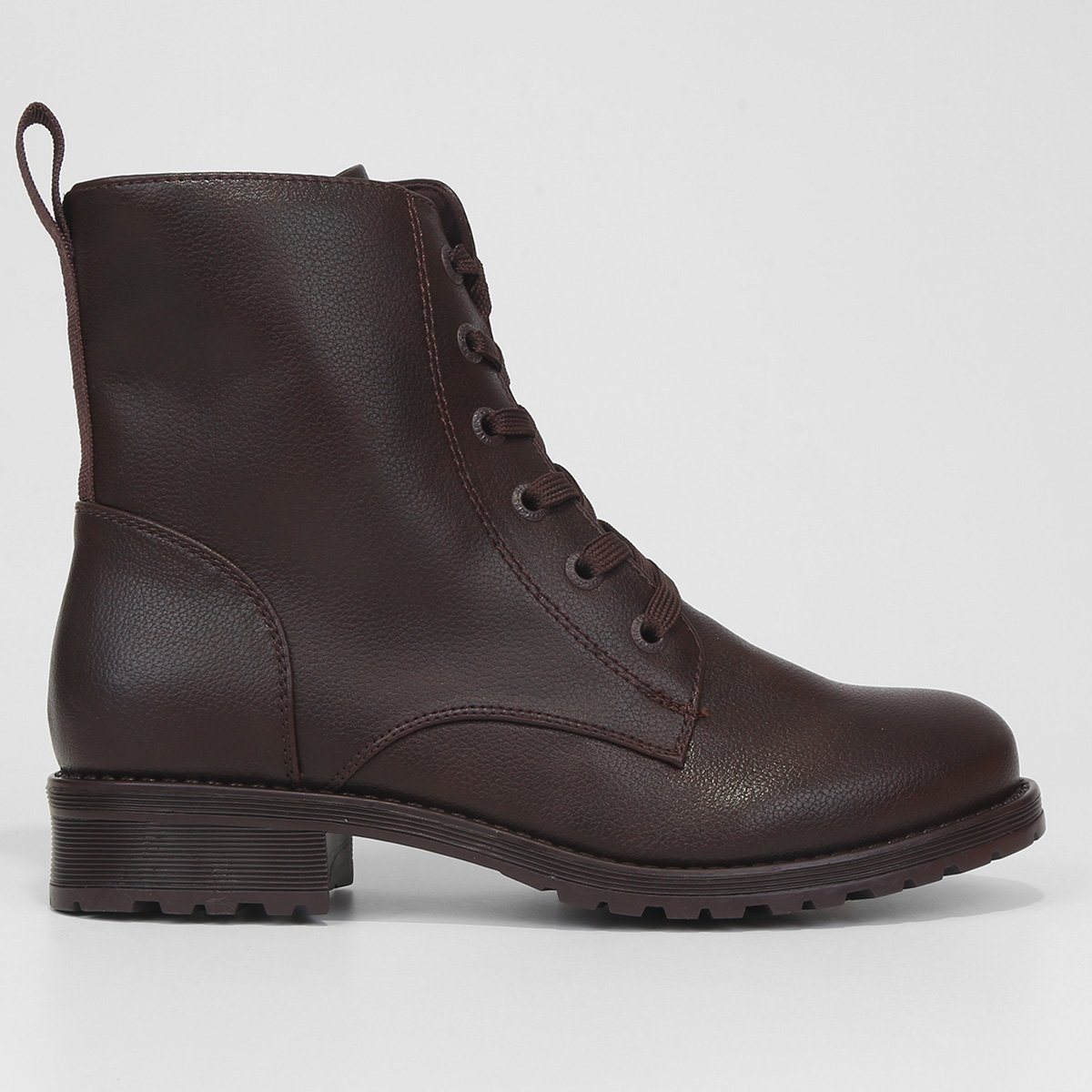 Bota Coturno Cano Curto Mooncity Básico Feminino Menor preço em Bota Coturno Cano Curto Mooncity Básico Feminino