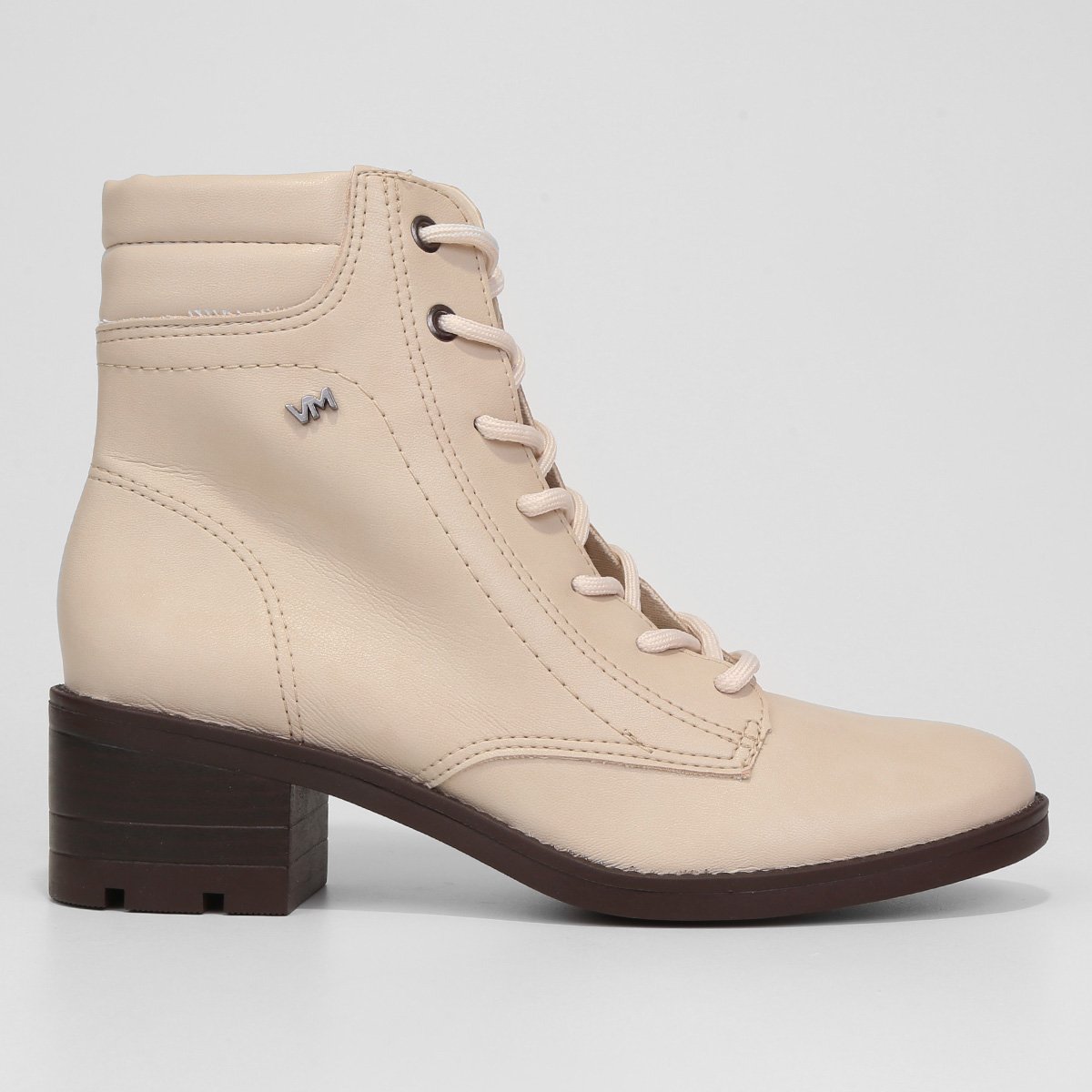 Bota Coturno Branca Curto Compre Online Zattini - Main Image