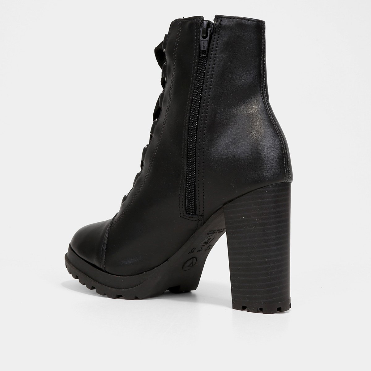 Coturno Feminino Zattini Bota Via Uno Bota Coturno Cano Médio Via