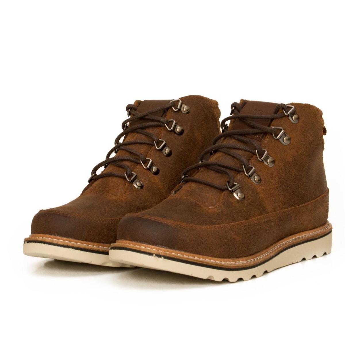 Bota Coturno Casual Moc Toe Couro Fiorenza Menor preço em Bota Coturno Casual Moc Toe Couro Fiorenza