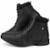 Bota Coturno Casual Tratorada com Zíper Masculina - Preto