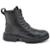 Bota Coturno Classíca Linha Lisboa Cano Médio Couro Látego - Preto