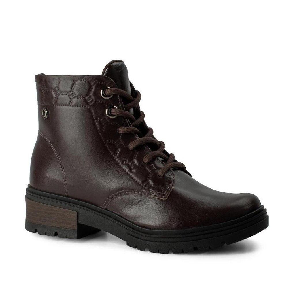 Bota Coturno Dakota Em Couro Feminina D2412