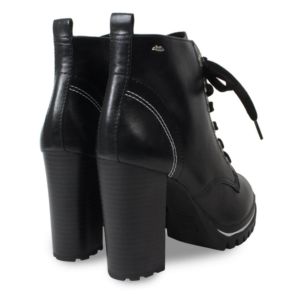 coturno dakota salto alto preto