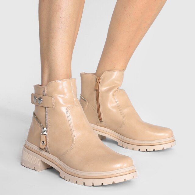 Bota Coturno Dakota Zíper Cano Médio Feminina