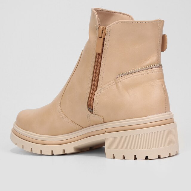 Bota Coturno Dakota Zíper Cano Médio Feminina