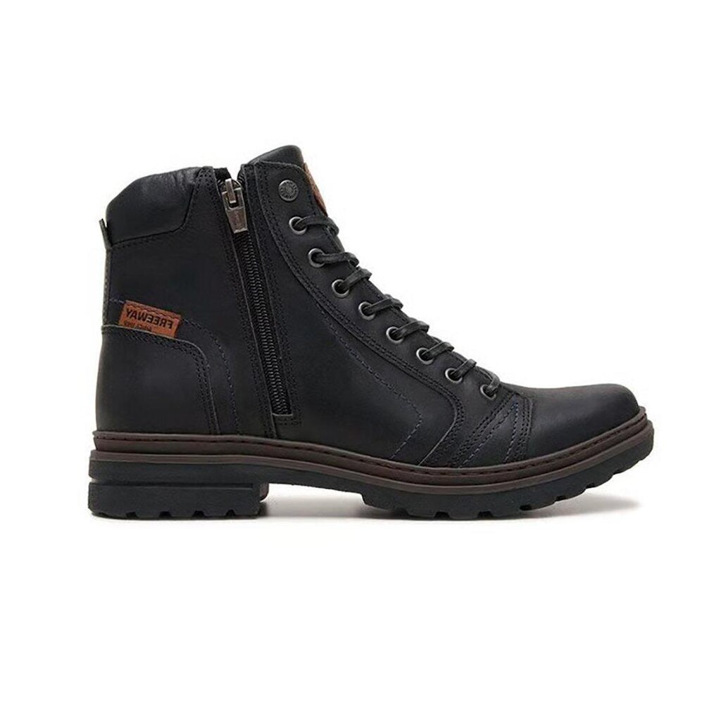 Bota Coturno Em Couro Absolut Freeway Masculino