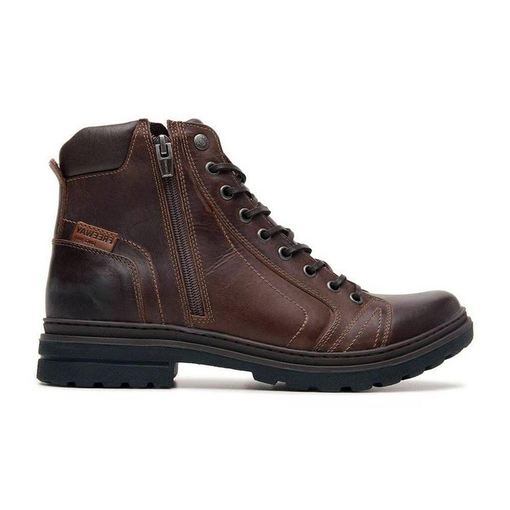 Bota Coturno Em Couro Absolut Freeway Masculino