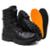 Bota Coturno Em Couro Palmilha Em GeL Conforto e Estilo Para O Dia a Dia - Preto