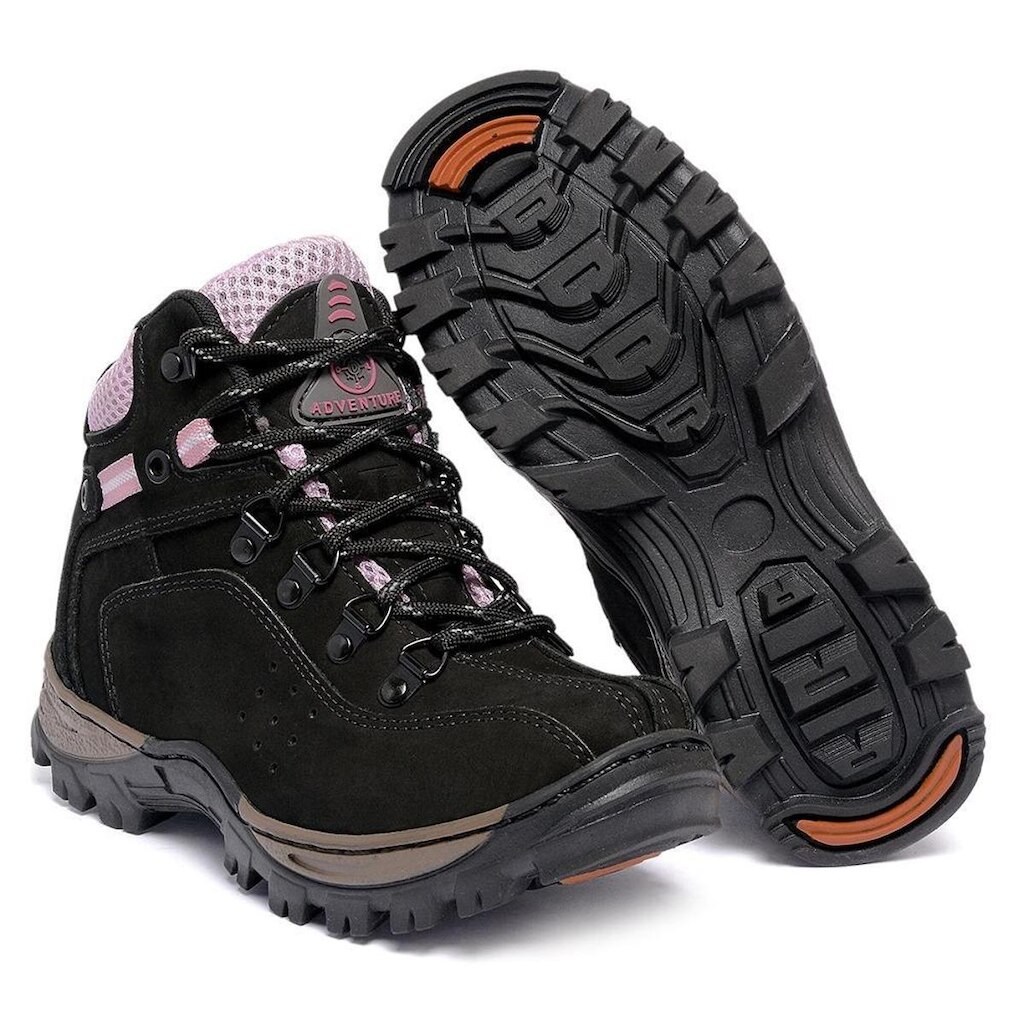 Bota Coturno Feminina Adventure Reforçada de Trilha