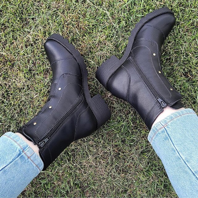 Bota Coturno Feminina Catalina Firezzi Elástico