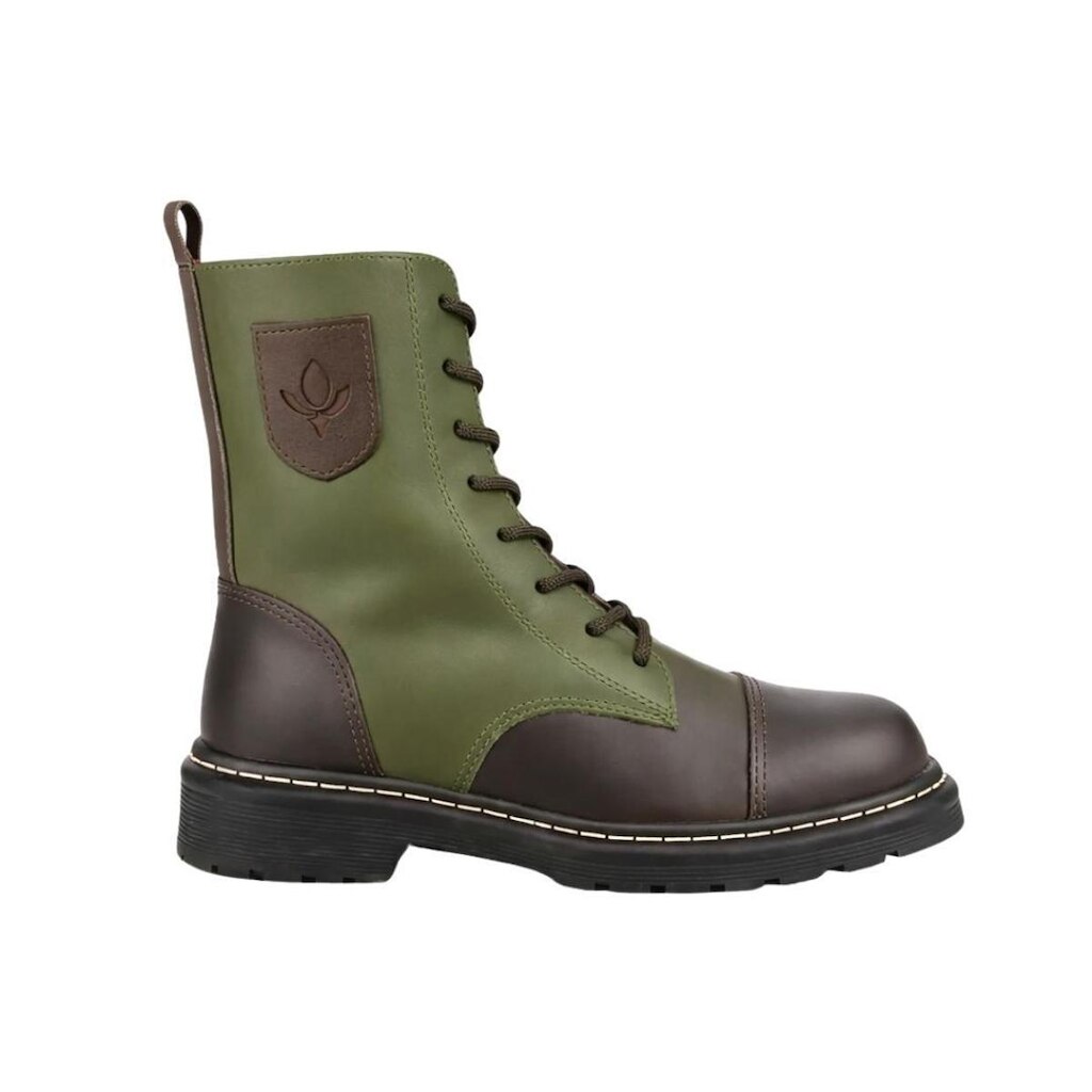 Bota Coturno Feminina Cravo E Canela
