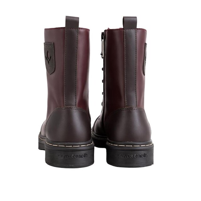Bota Coturno Feminina Cravo E Canela