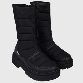 Bota Coturno Feminina Pampili Duda Comfy Rocker Preta