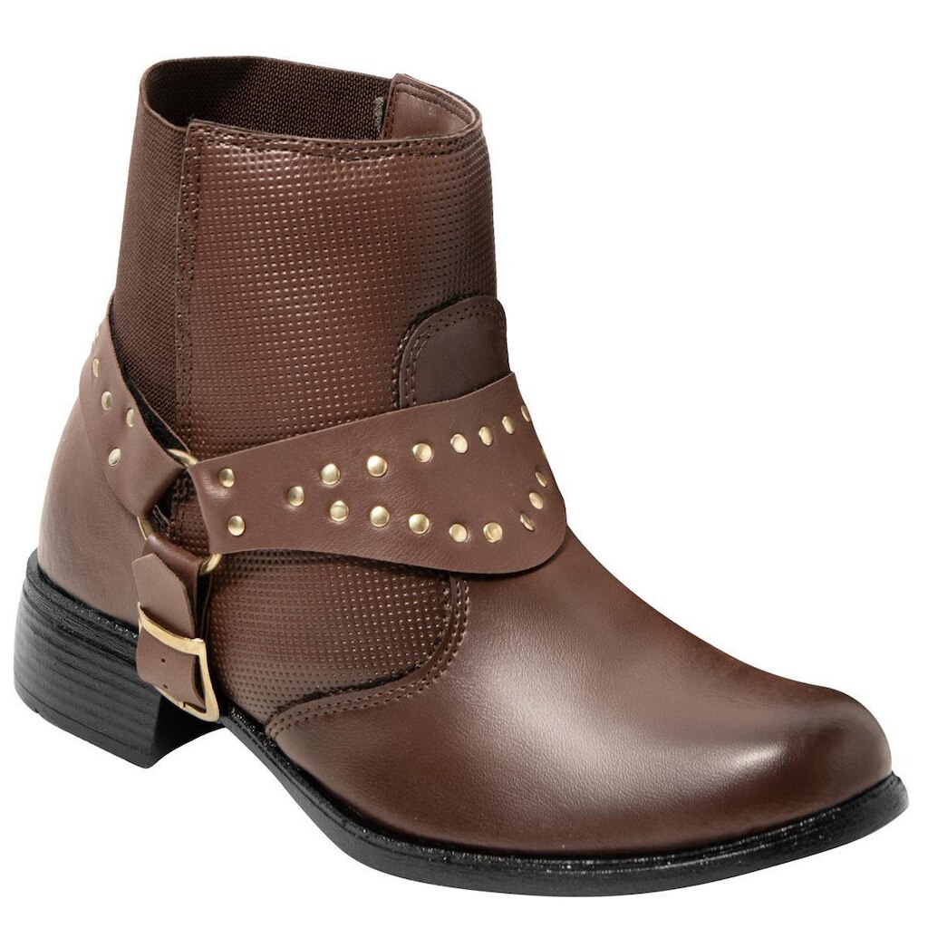 Bota Coturno Feminino 16021 cafe
